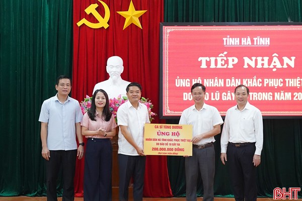 Các tổ chức, cá nhân, nhà hảo tâm trên cả nước chung tay hỗ trợ tỉnh Hà Tĩnh khắc phục hậu quả cơn bão số 10